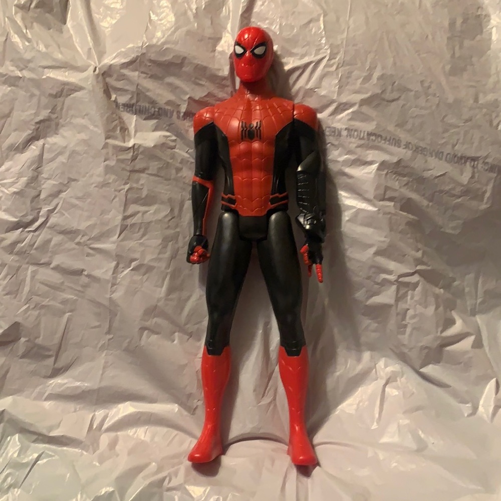 Black and red Spiderman Figurine